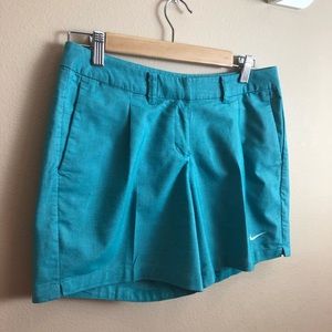 Nike Golf Teal Womens Shorts Dri-fit Regular, B18